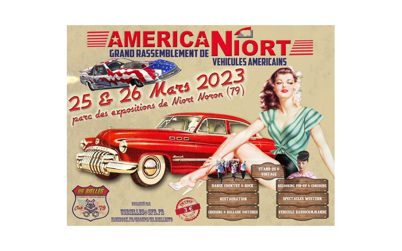 AmericaNiort, le rendez-vous des passionnés les 25 et 26 mars