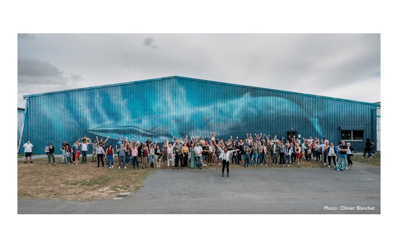 L'aéroport de La Rochelle - Ile de Ré inaugure une fresque géante (…)